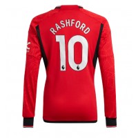 Echipament fotbal Manchester United Marcus Rashford #10 Tricou Acasa 2023-24 maneca lunga